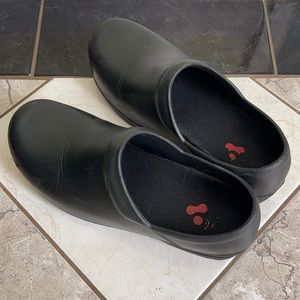 Black clogs